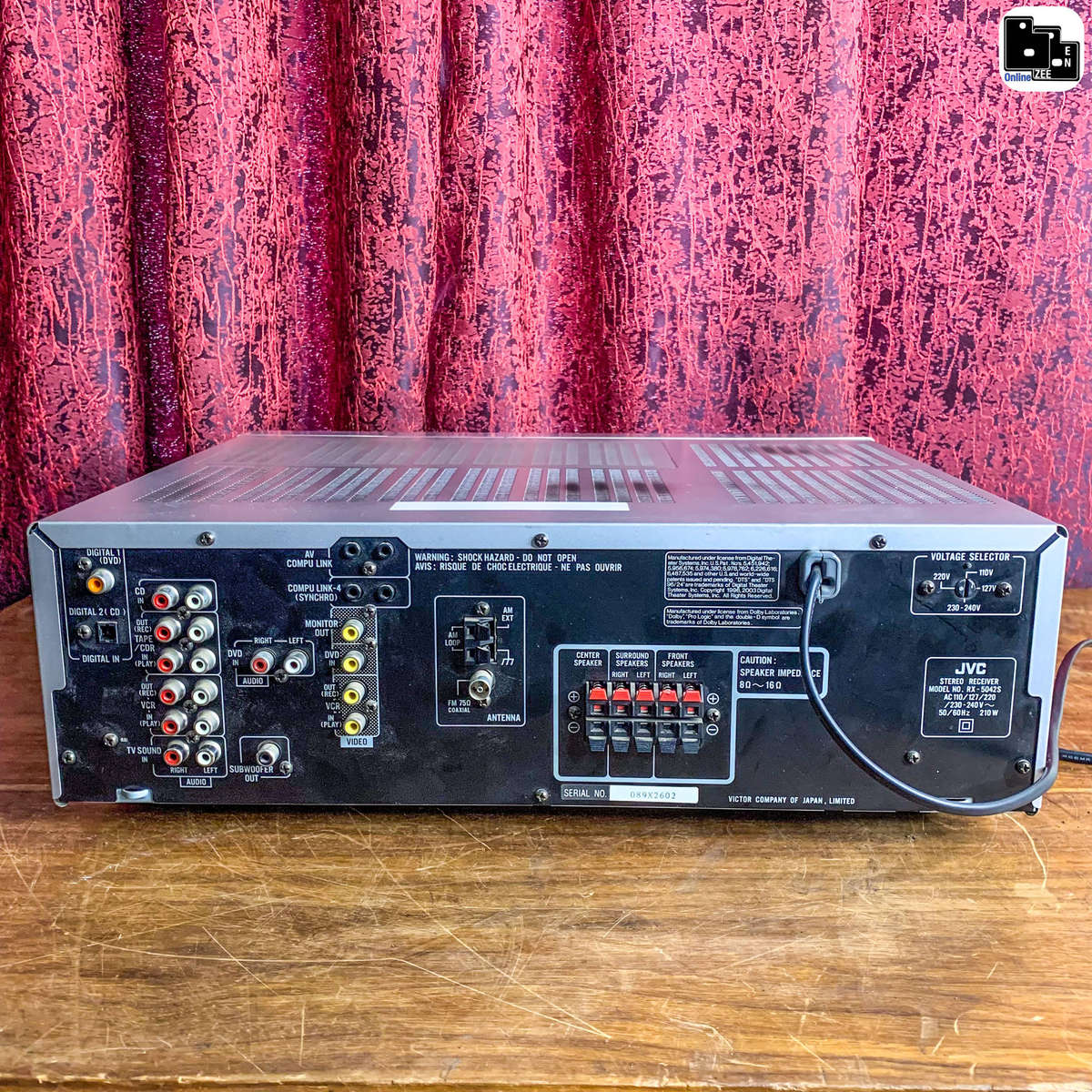 JVC RX-5042 Audio Video Control Receiver and JVC XV-N312S DVD Player