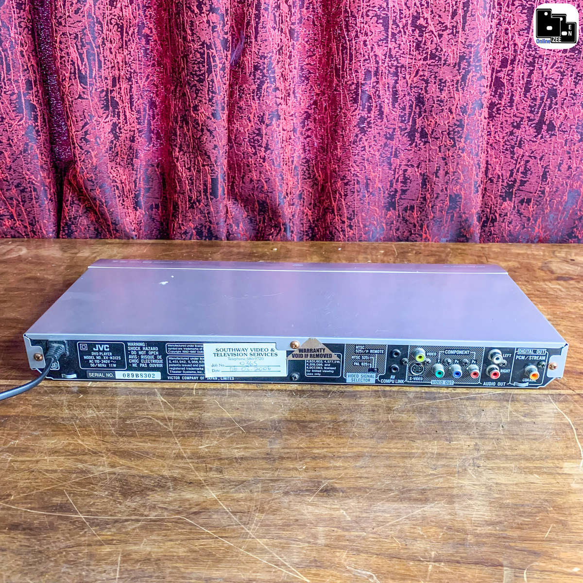 JVC RX-5042 Audio Video Control Receiver and JVC XV-N312S DVD Player