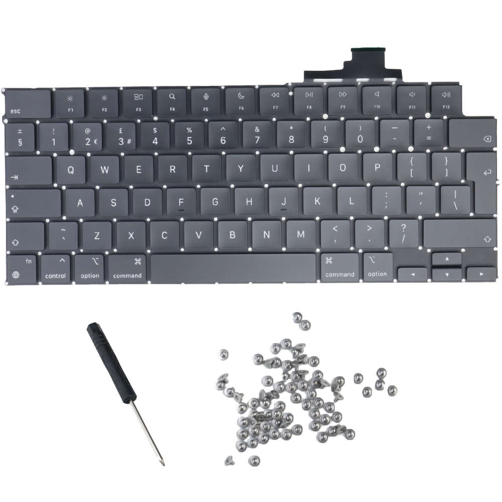 Replacement Keyboard for 2022 MacBook Air M2 13.6" Retina A2681 - UK/International