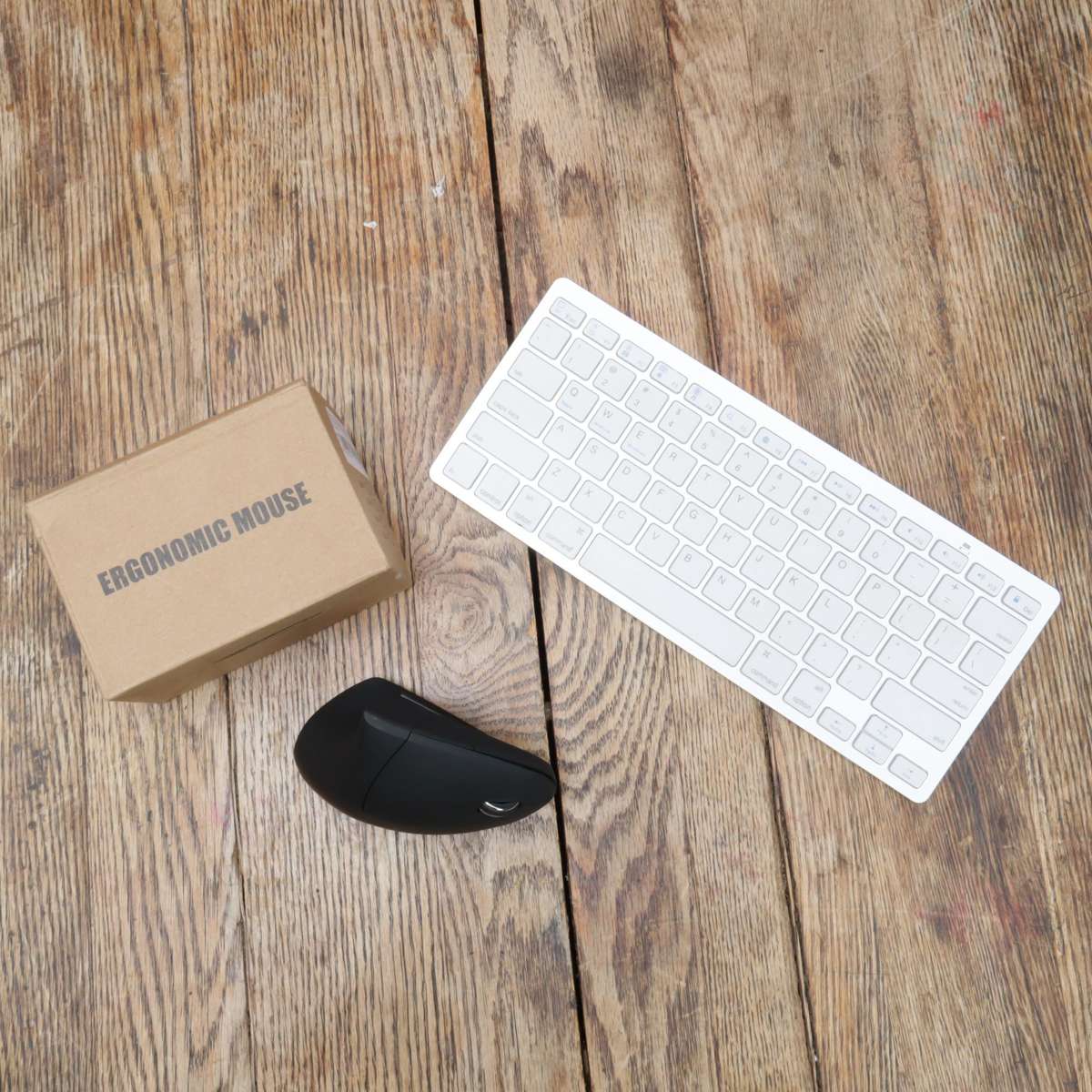 Ergonomic Vertical Gaming Mouse and BK-3001 Bluetooth Keyboard