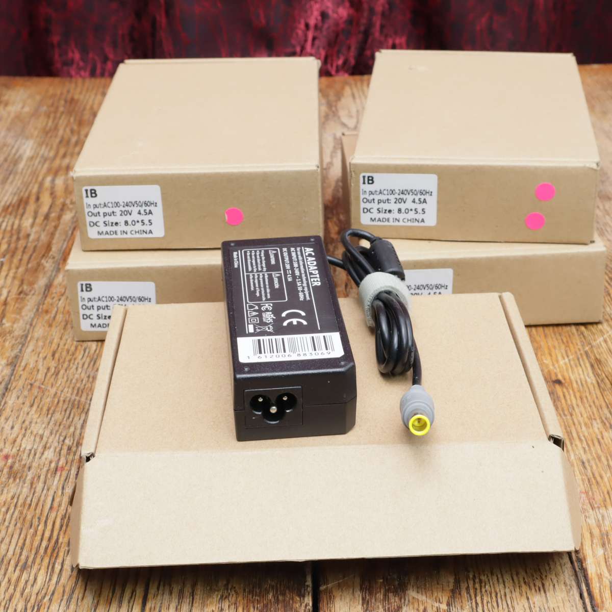 5 Pcs - Lenovo 8x5.5mm Charger 20V 4.5A