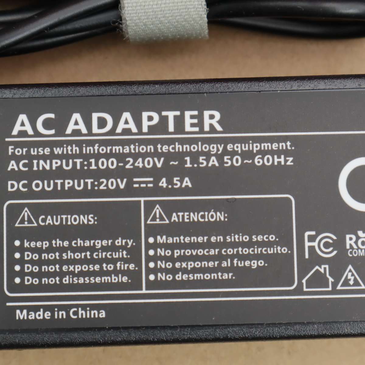 5 Pcs - Lenovo 8x5.5mm Charger 20V 4.5A