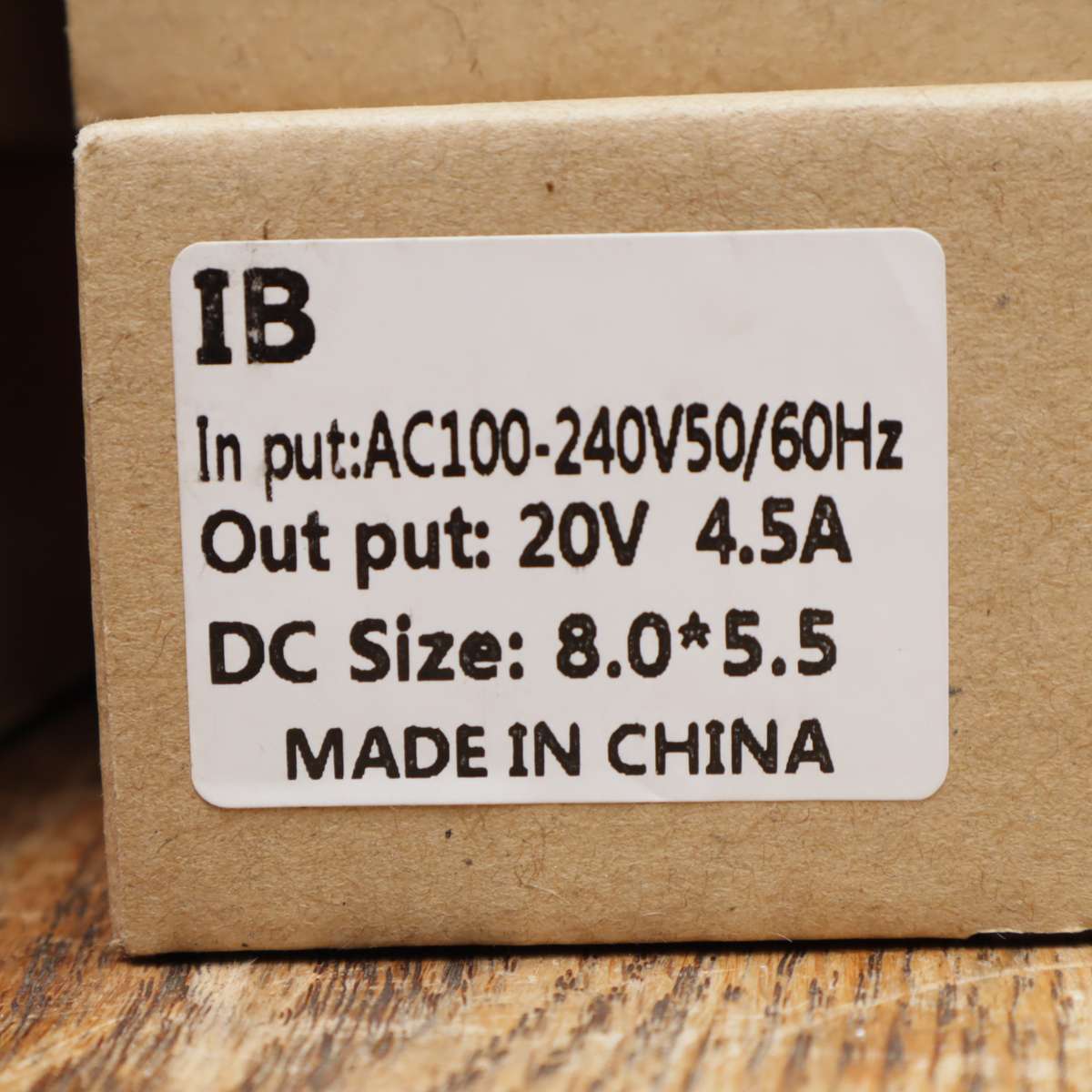 5 Pcs - Lenovo 8x5.5mm Charger 20V 4.5A