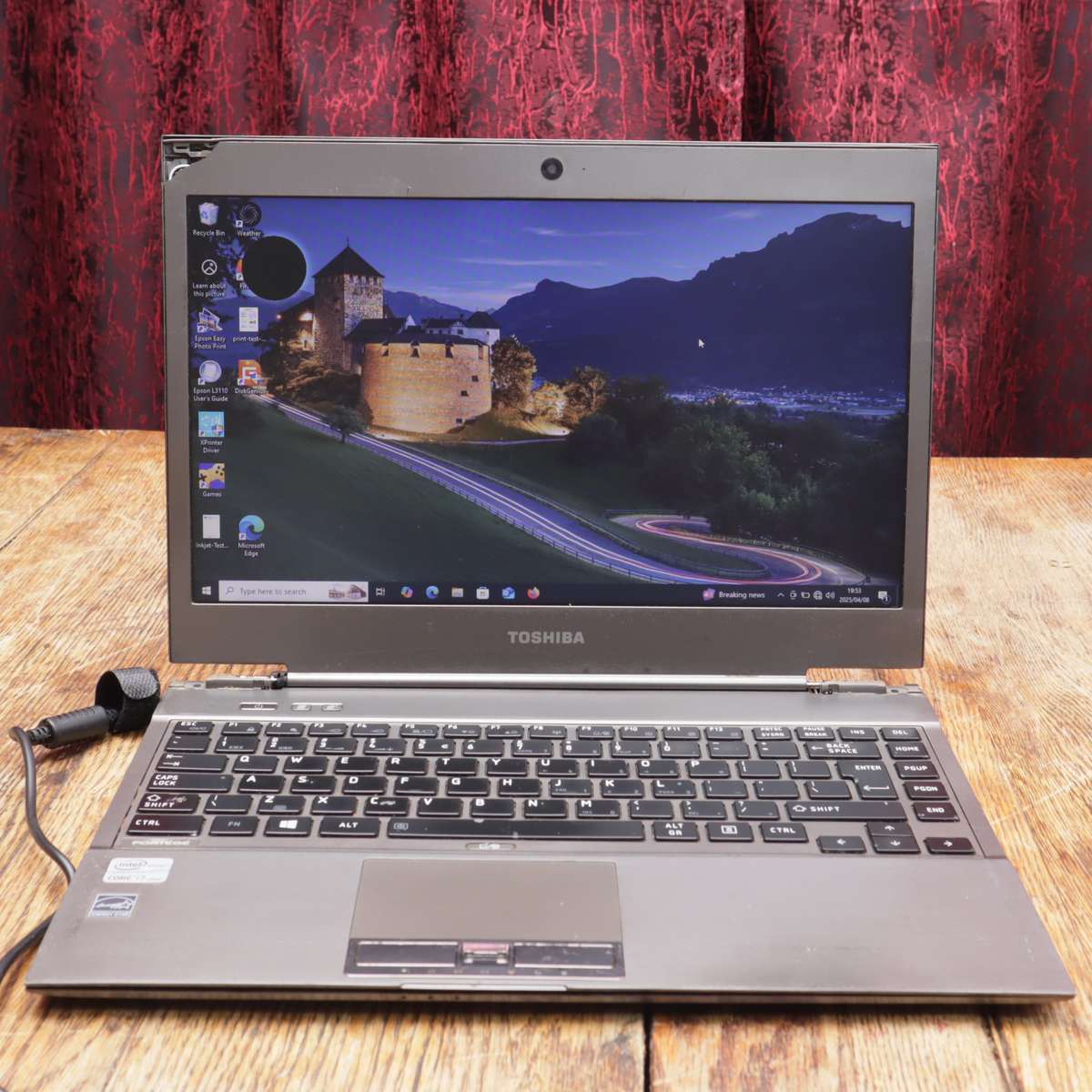 Toshiba Portege Z930 13" Laptop PC Core i7 4GB RAM 2.1GHz