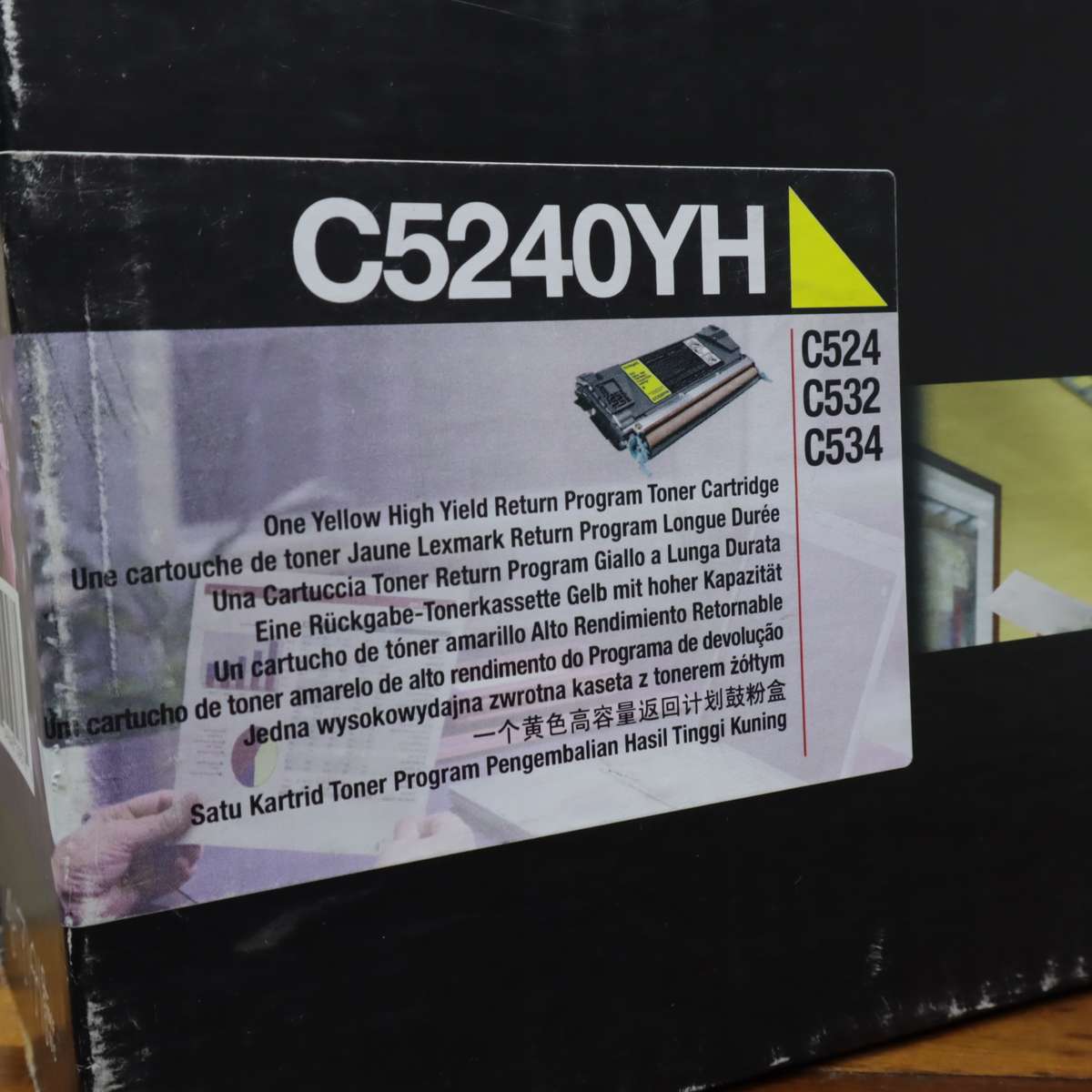 Original Lexmark C5240YH Yellow High Yield Return Program Toner Cartridge