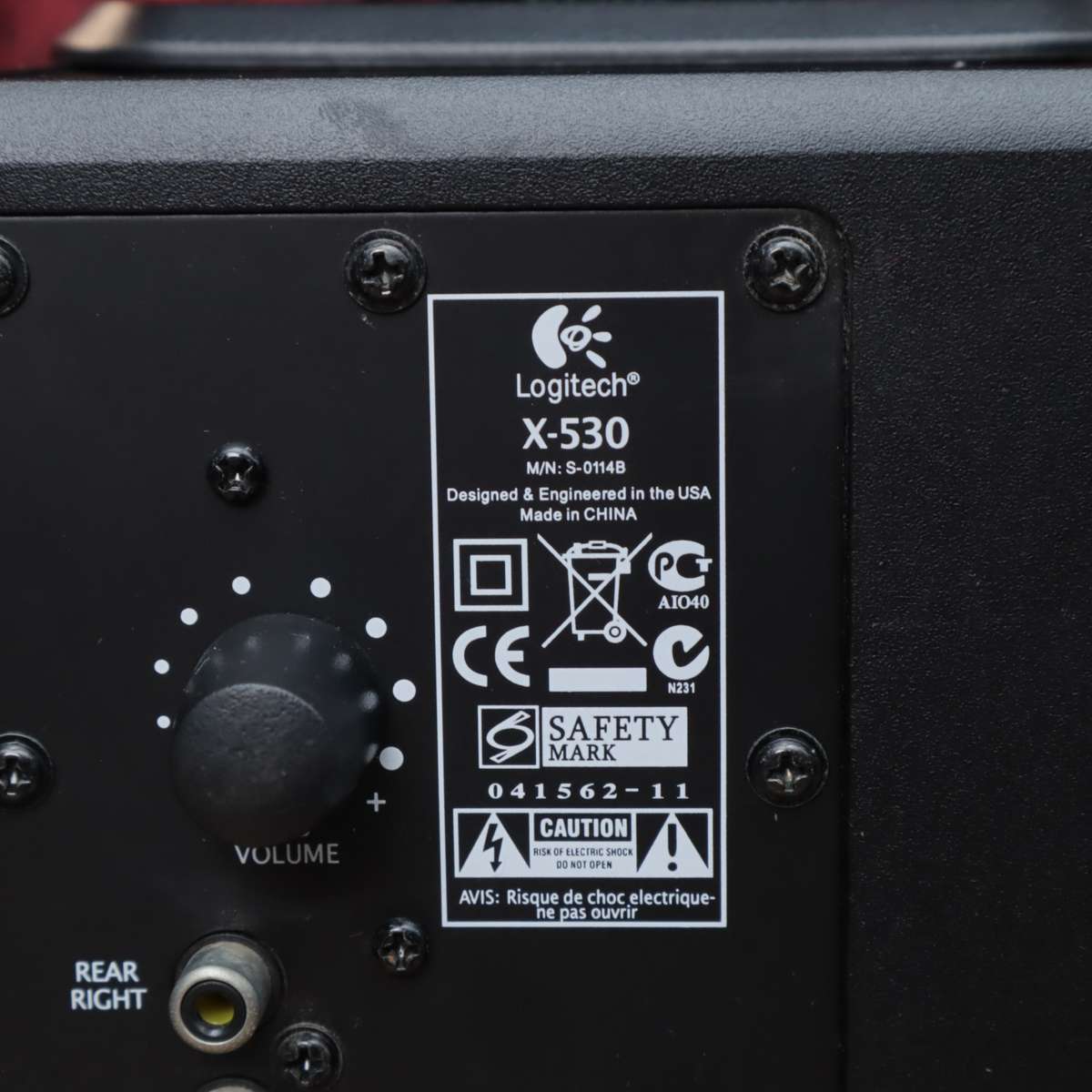 Logitech X-530 5.1 Surround Sound Computer Speaker System - Wall-Mountable - (70w) - Pre-Owned