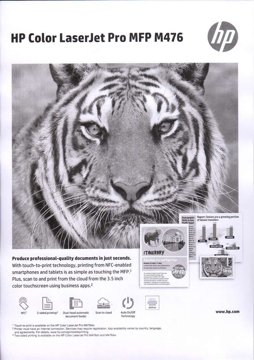 HP Color Laserjet Pro M476dn A4 Colour All-In-One Laser Printer