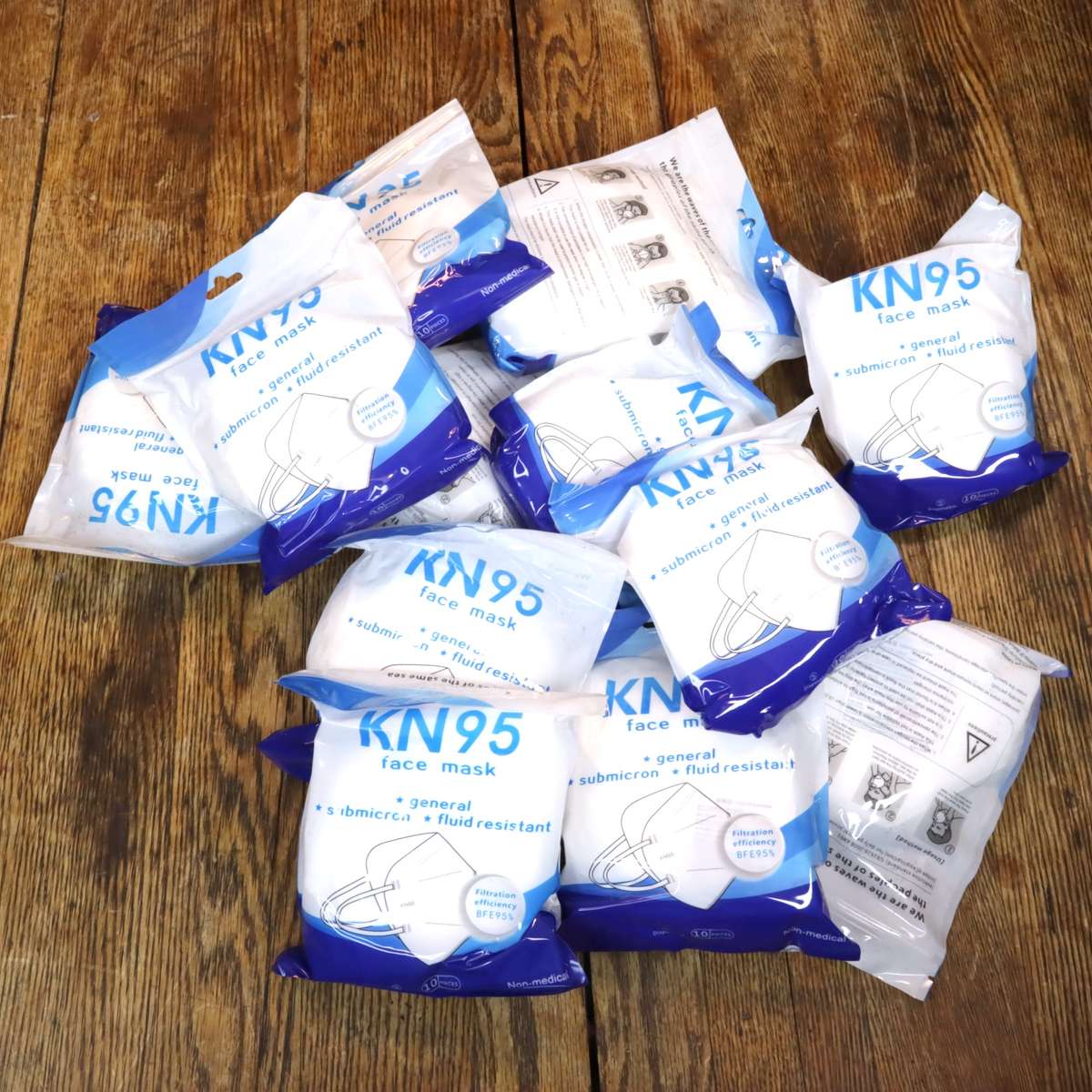 280 Pcs - KN95 Non-Medical White Face Mask