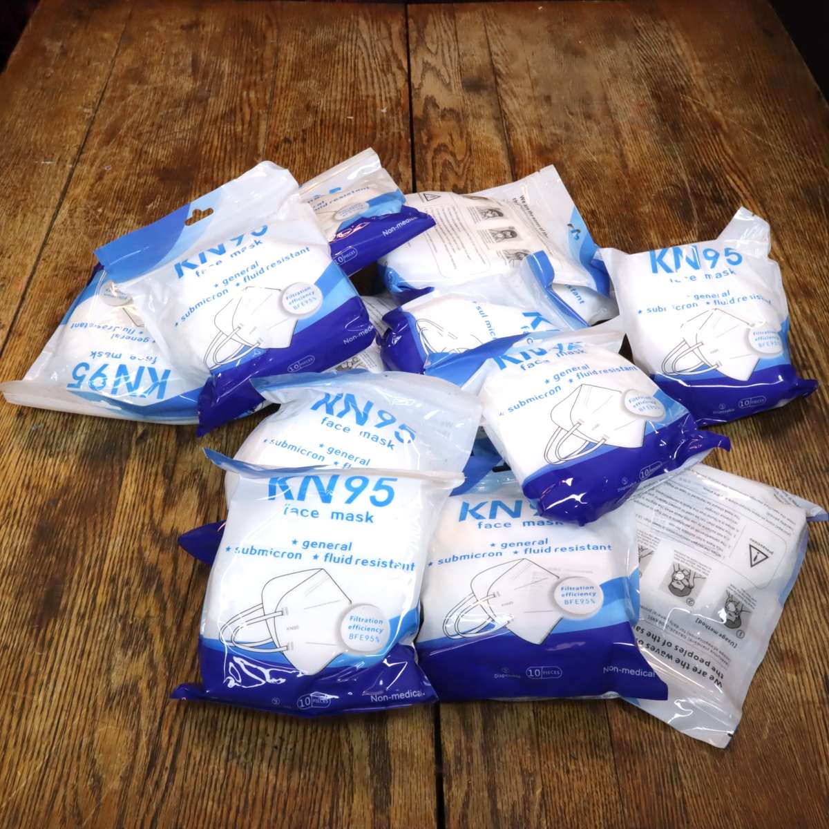 280 Pcs - KN95 Non-Medical White Face Mask