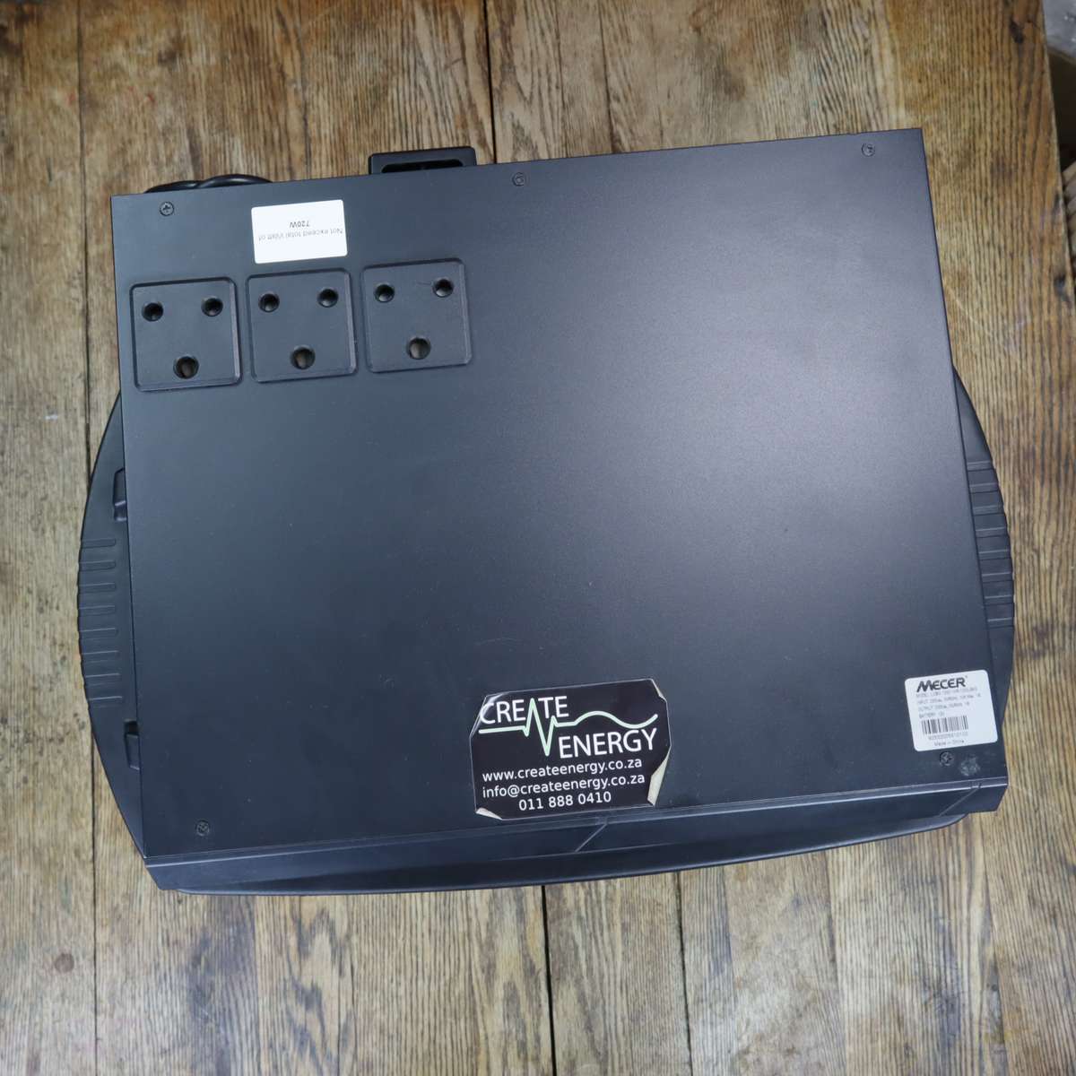 Mecer LOBO 1200 / IVR-1200LBKS 1200VA 720W Inverter with 12V 100Ah Battery