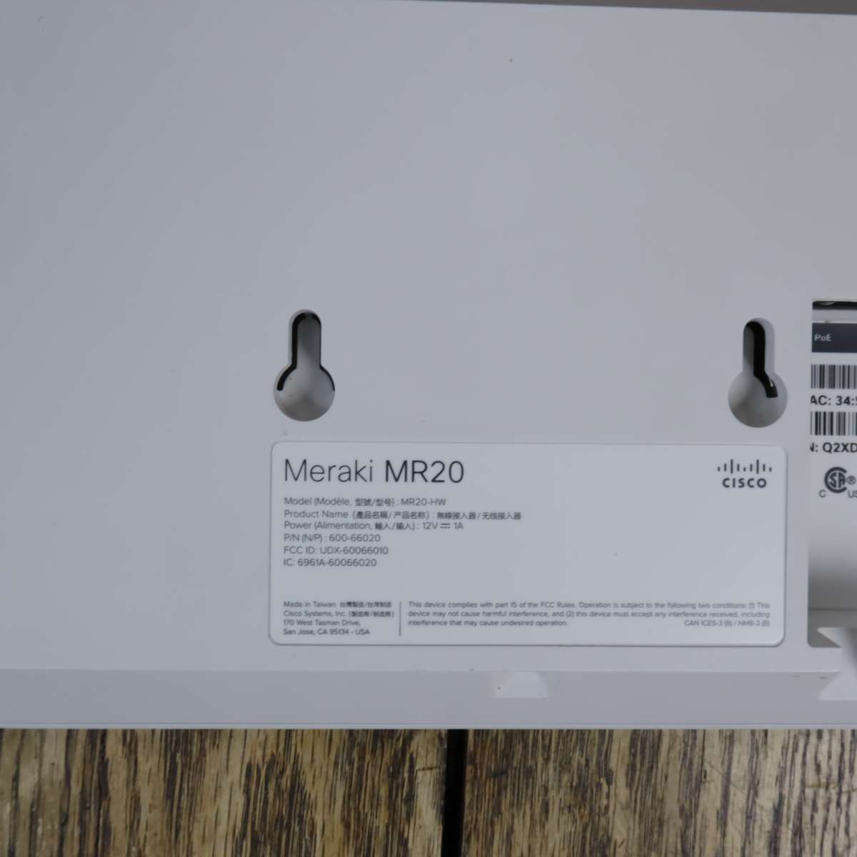 Cisco Cloud Managed Devices | Meraki MX64 and Meraki MR20 | - Pre-Owned
