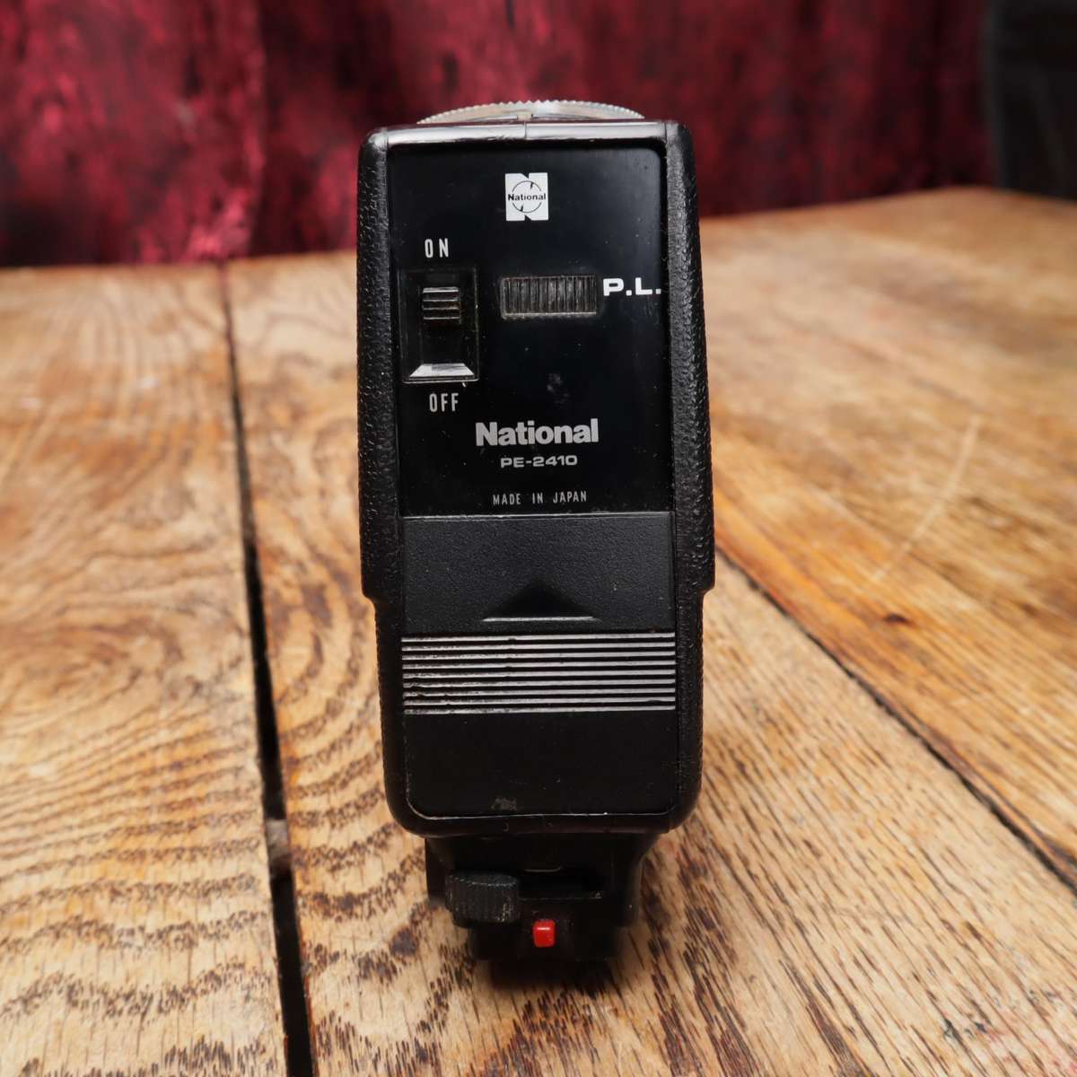 Minolta SRT100 35mm Film SLR Camera with National PE-2410 Flash - MD Rokkor f2/50mm