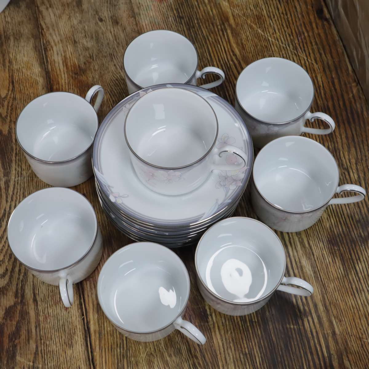 80 Pcs Noritake Evening Mood 3788 Fine China Dinnerware Porcelain Dinner Set