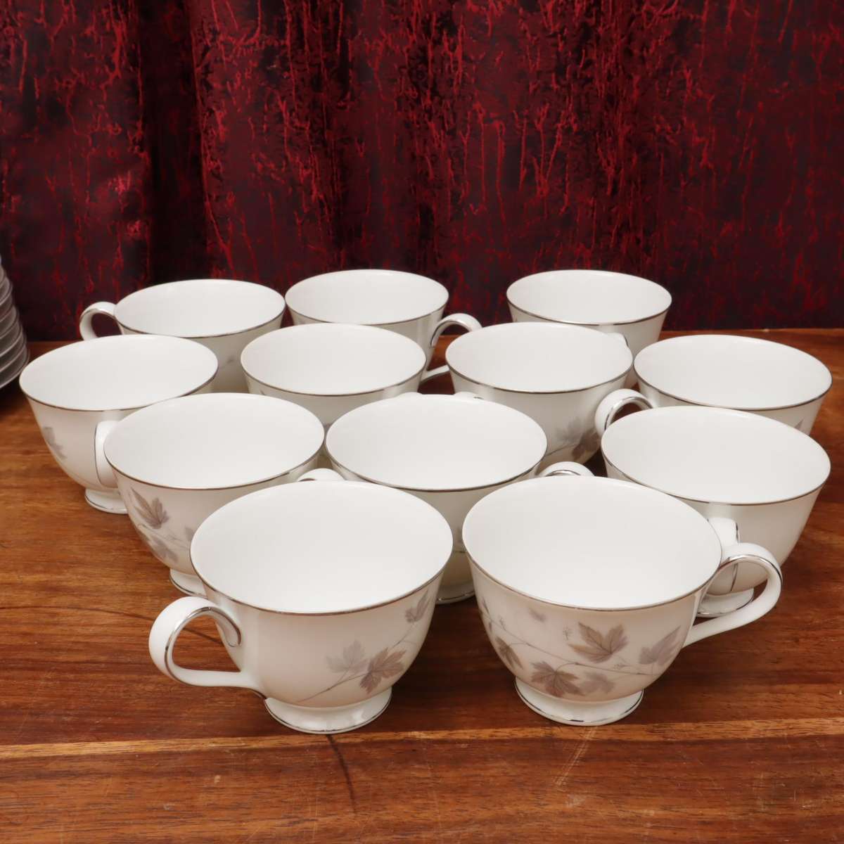 46 Pcs Noritake China 6312 Harwood Porcelain Ceramic Set
