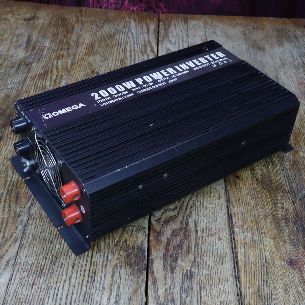 Omega 2000W Power Inverter OP-W2000 - 12VDC Input