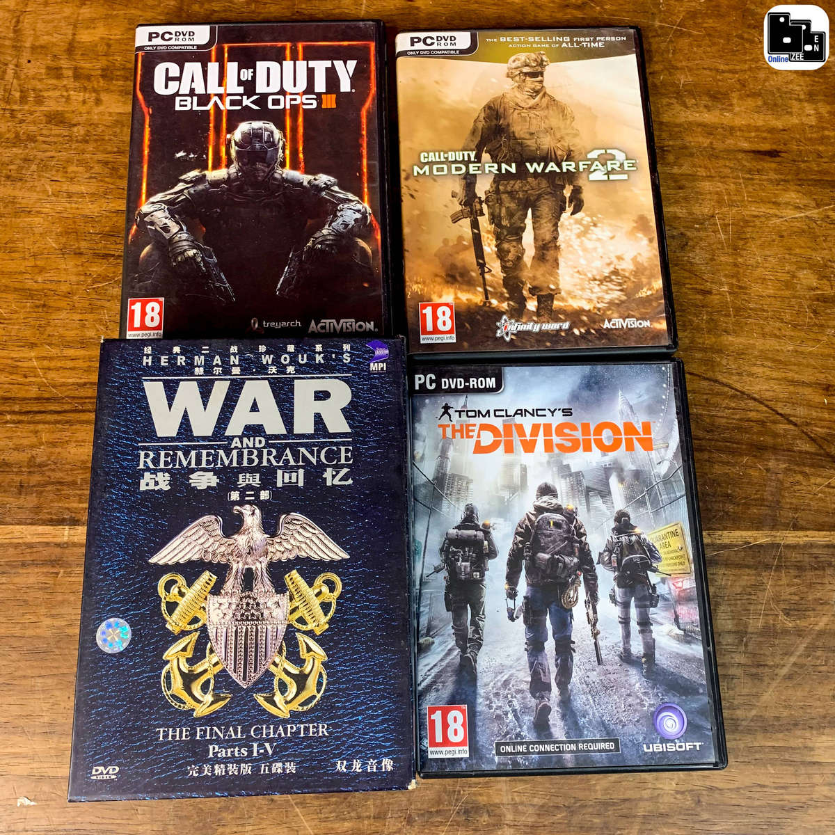 Computer PC DVD Games - AAA - 10 PCS