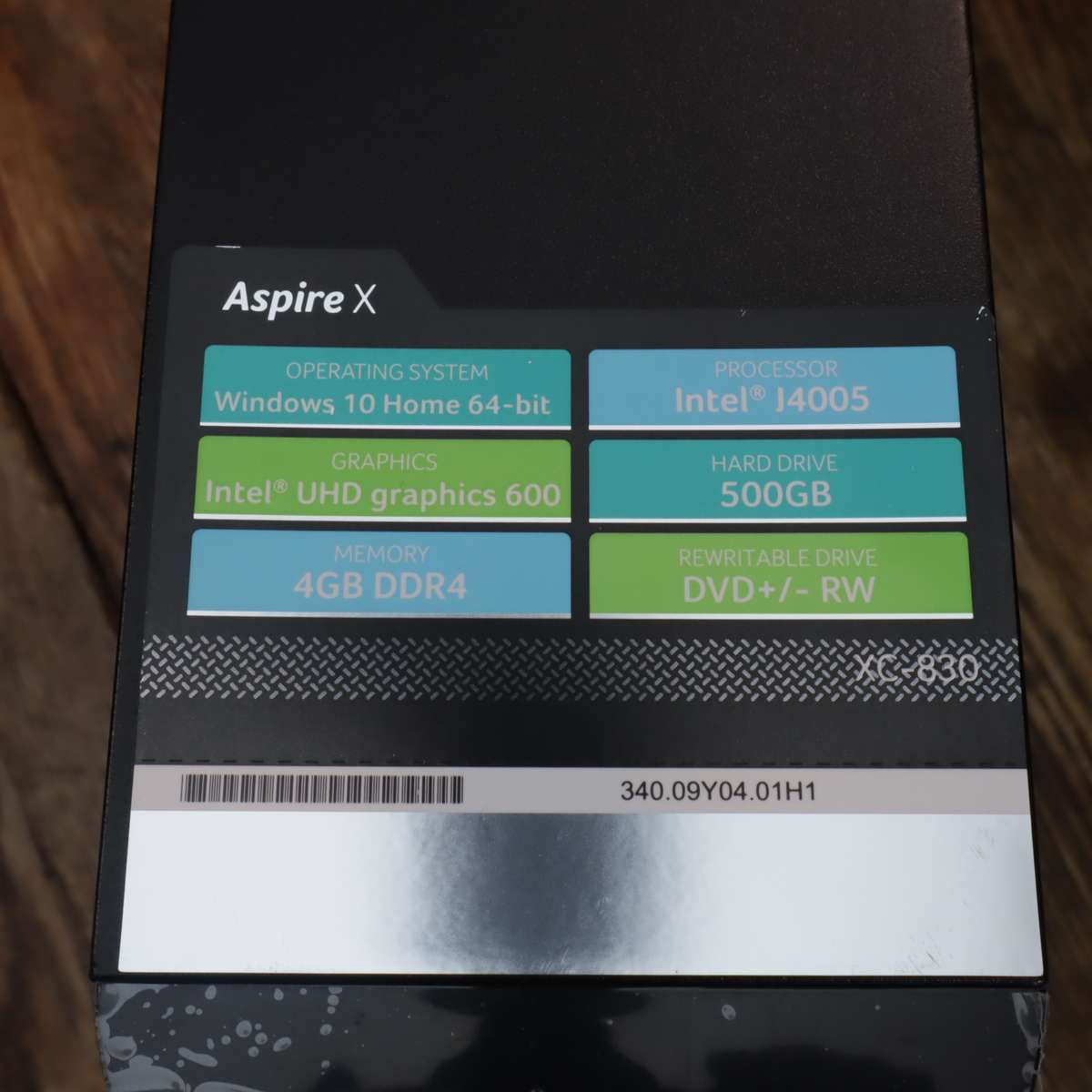 Acer Aspire XC-830 PC Set + 19.5" LG Monitor (20M35) + Lenovo Mouse + Keyboard - Pre-Owned