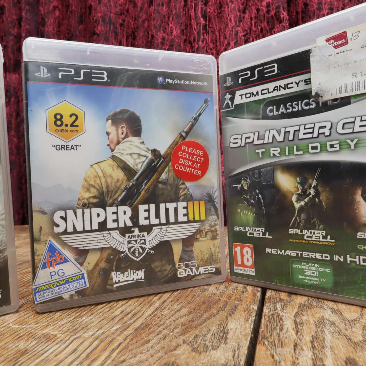 PS3 Disc Games - 4 Pcs
