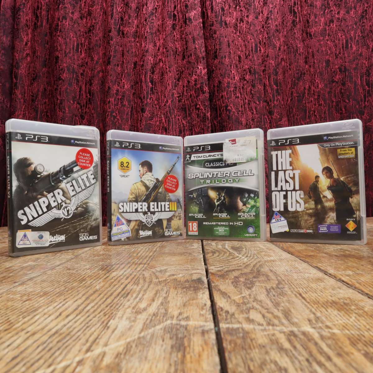 PS3 Disc Games - 4 Pcs