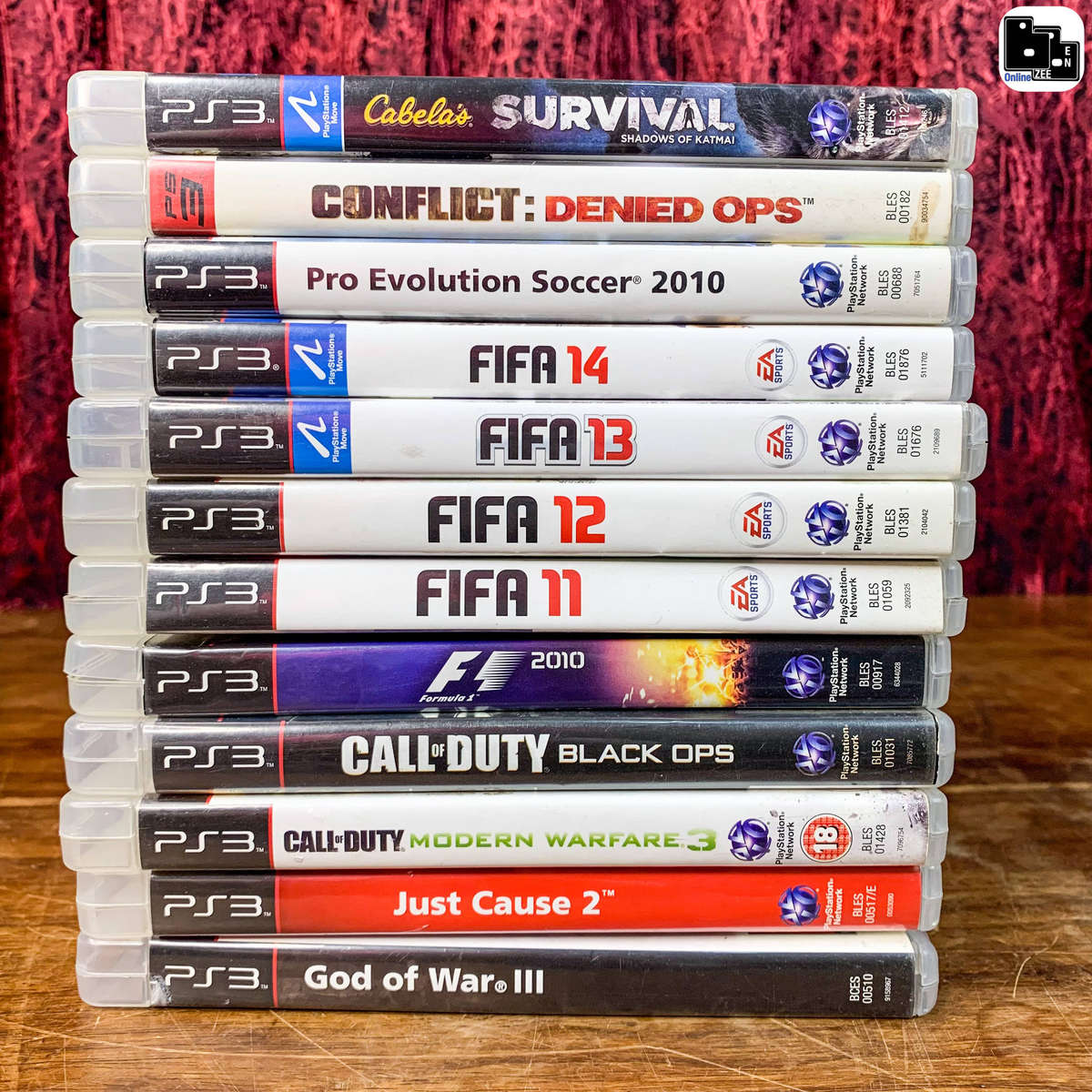PS3 Disc Games - 11 Pcs - Action and Sports