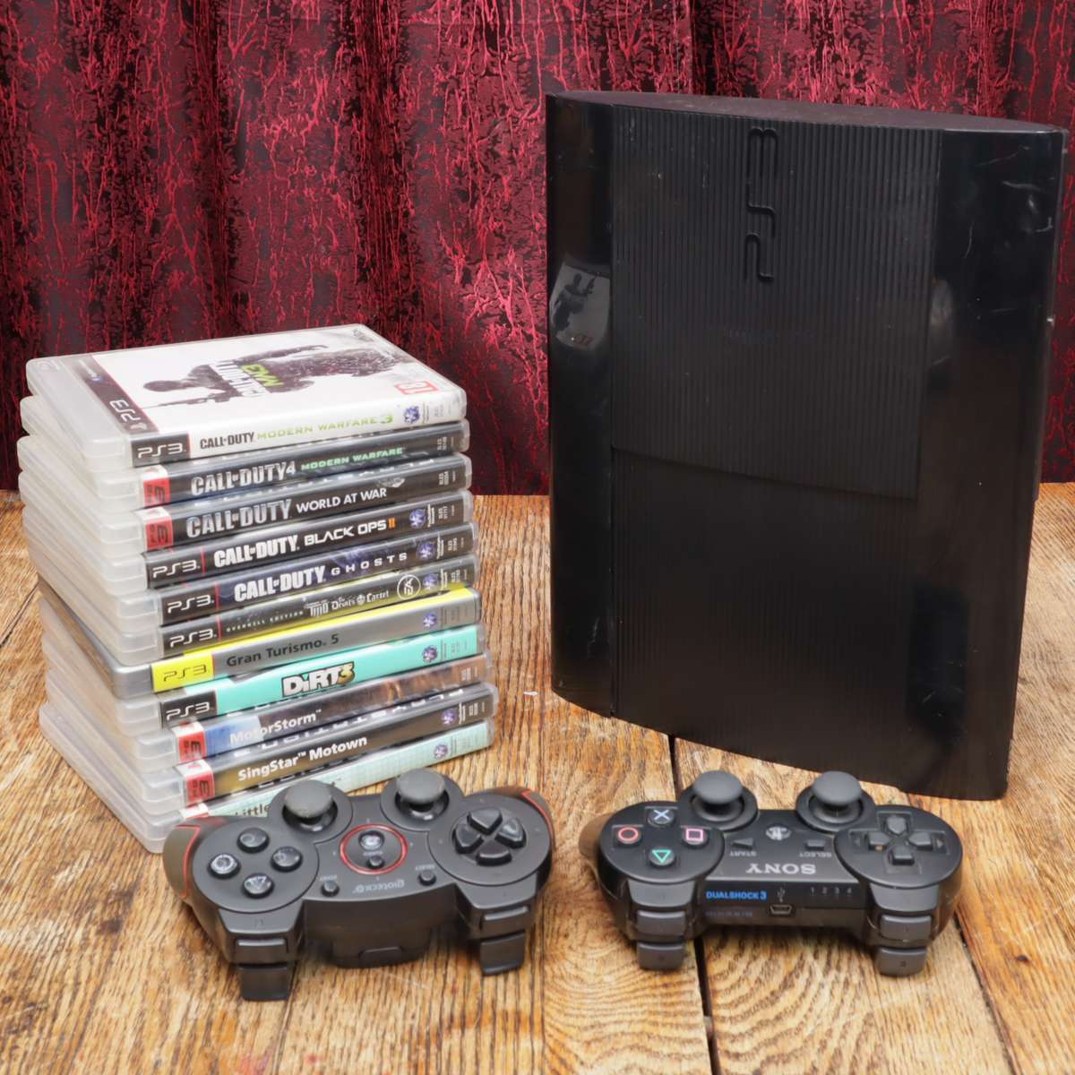 PS3 Console 500GB HDD With Two Controllers and Eleven Games