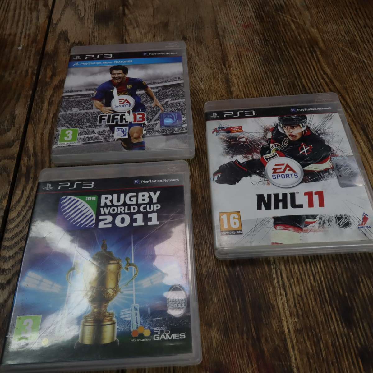 PS3 Console With a Controller - Remote - and Fourteen Games