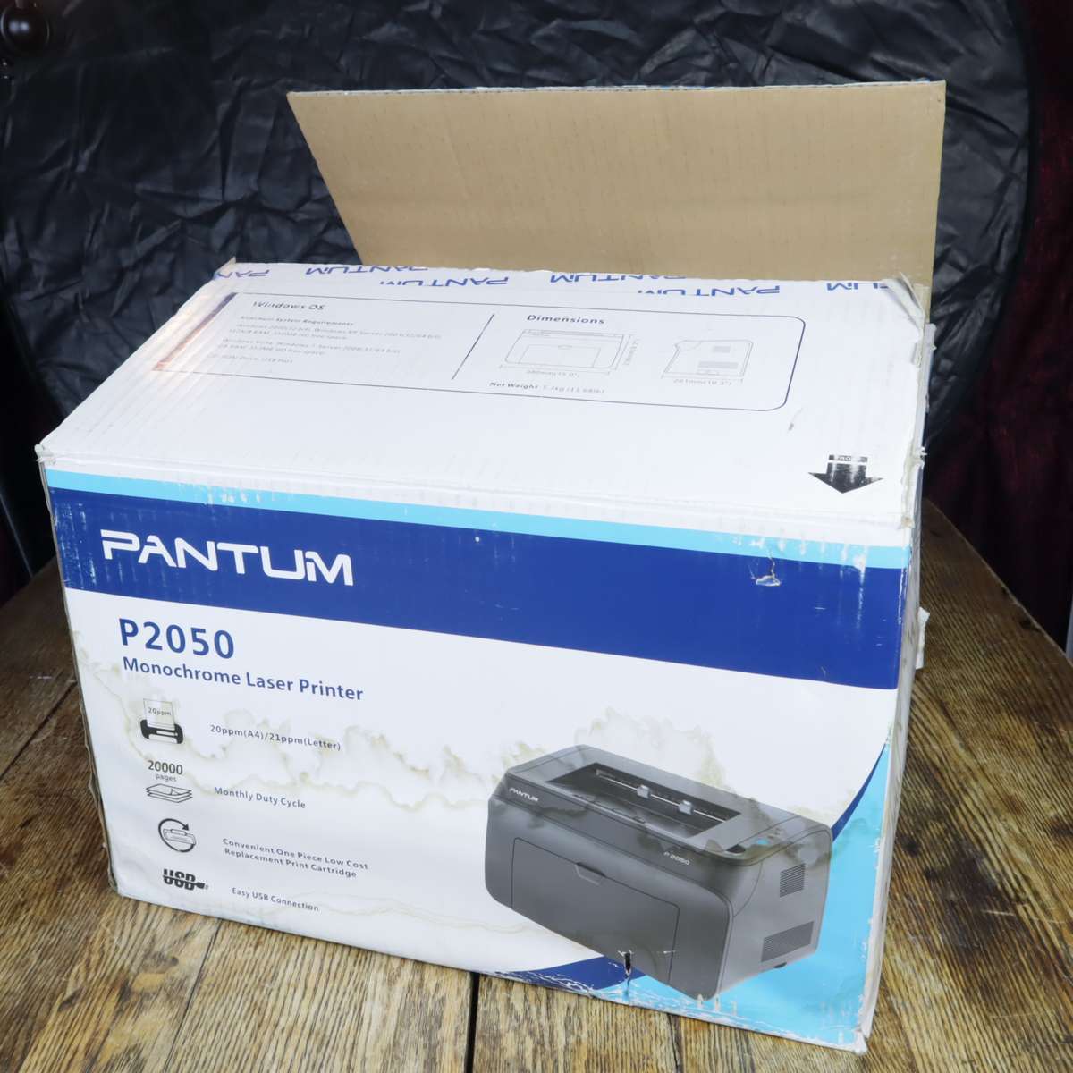 Pantum P2050 A4 Mono Laser Printer - BRAND NEW (OPEN BOX)