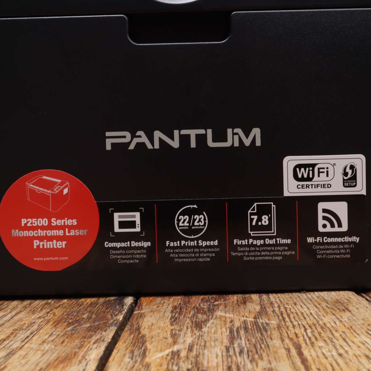 Pantum P2512W Mono Laser Printer Wi-Fi Capability - Open Box