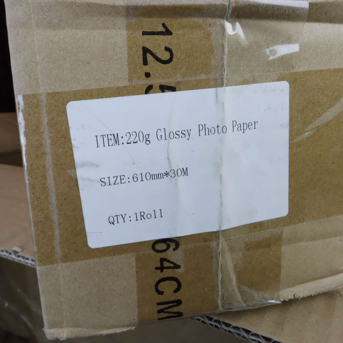 220gsm Glossy Photo Paper - 610mm x 30 metre - FOUR ROLLS