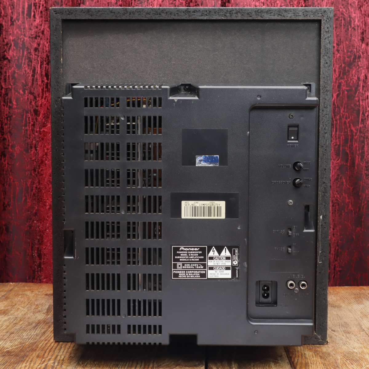 Pioneer S-RS3SW 12" Active Subwoofer