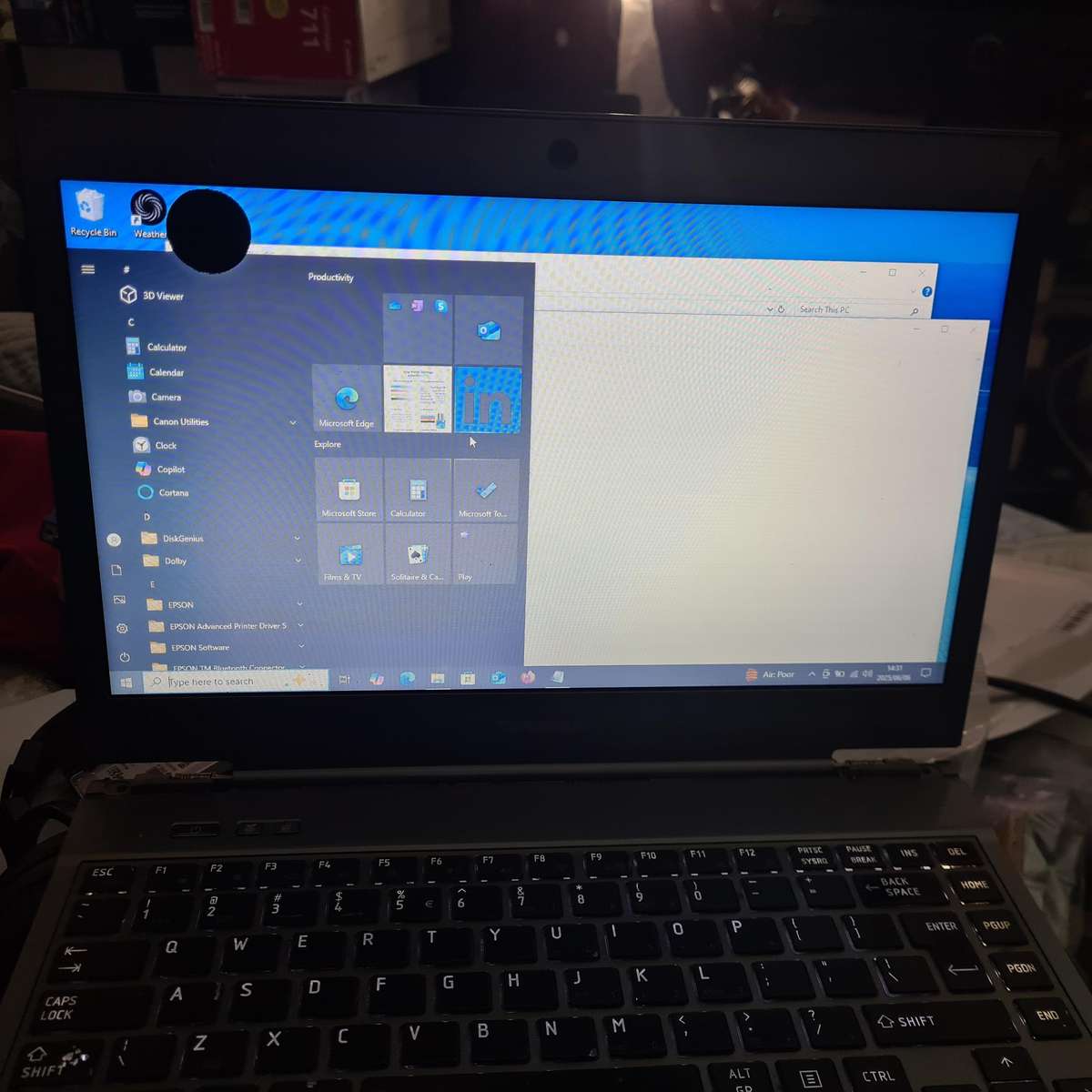 Toshiba Portege Z930 13" Laptop PC Core i7 4GB RAM 2.1GHz