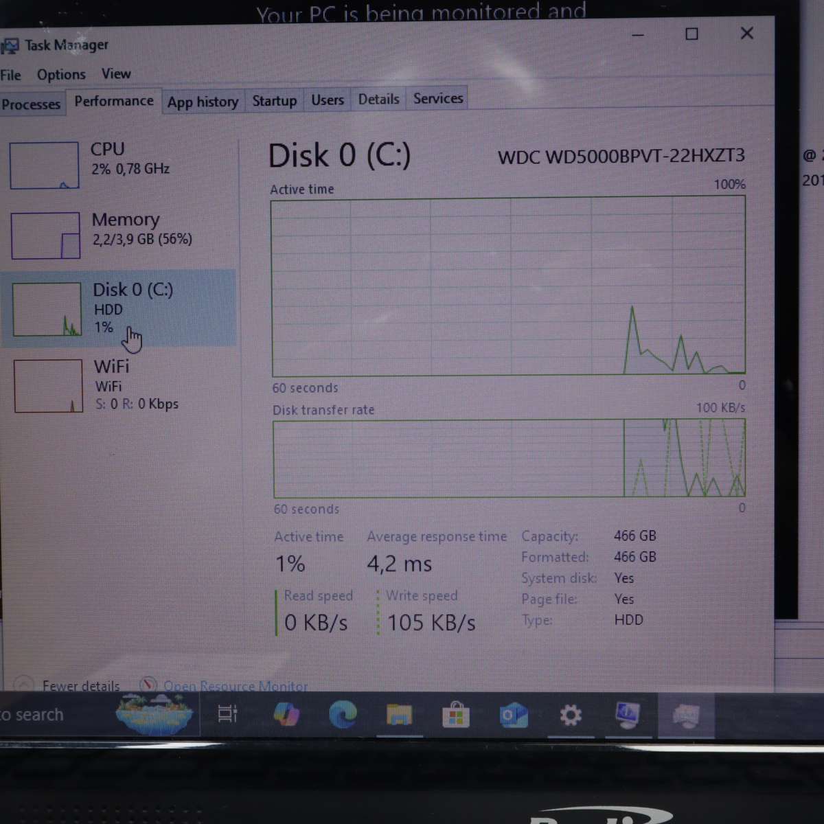 Proline W351HU Notebook PC Core i5 500GB HDD 4GB RAM 2.3GHz Win10 Pro