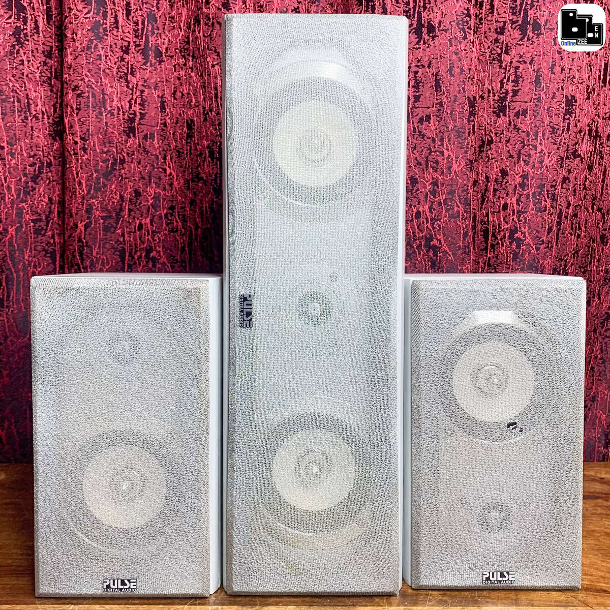 Pulse PLS-11031C Digital Audio Home Theatre Speakers - 3Pcs