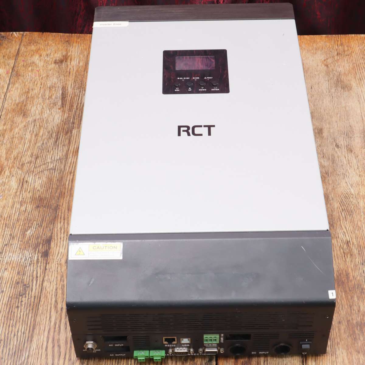 RCT Hybrid Solar MPPT Pure Sine Wave Inverter 5000VA/4000W 48VDC - RCT-AXPERT 5K