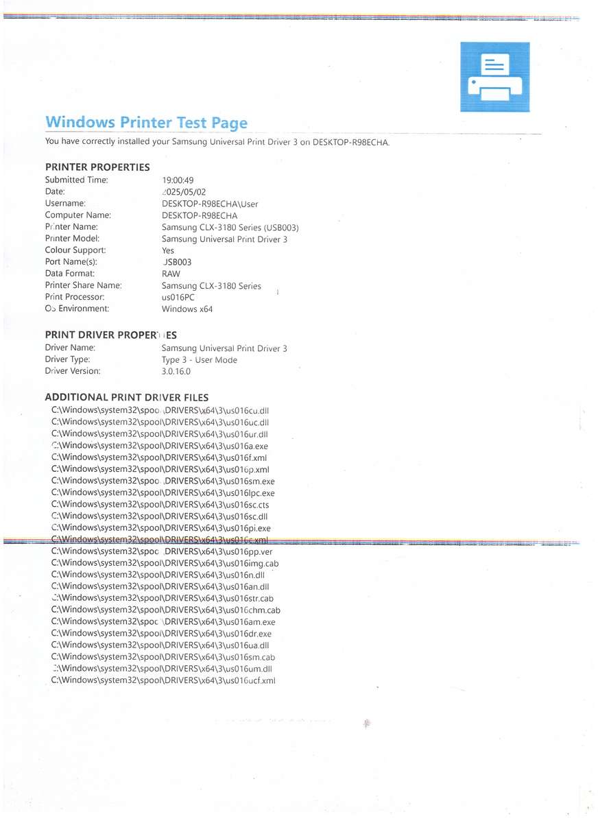Samsung CLX-3185 A4 Colour All-In-One Laser Printer