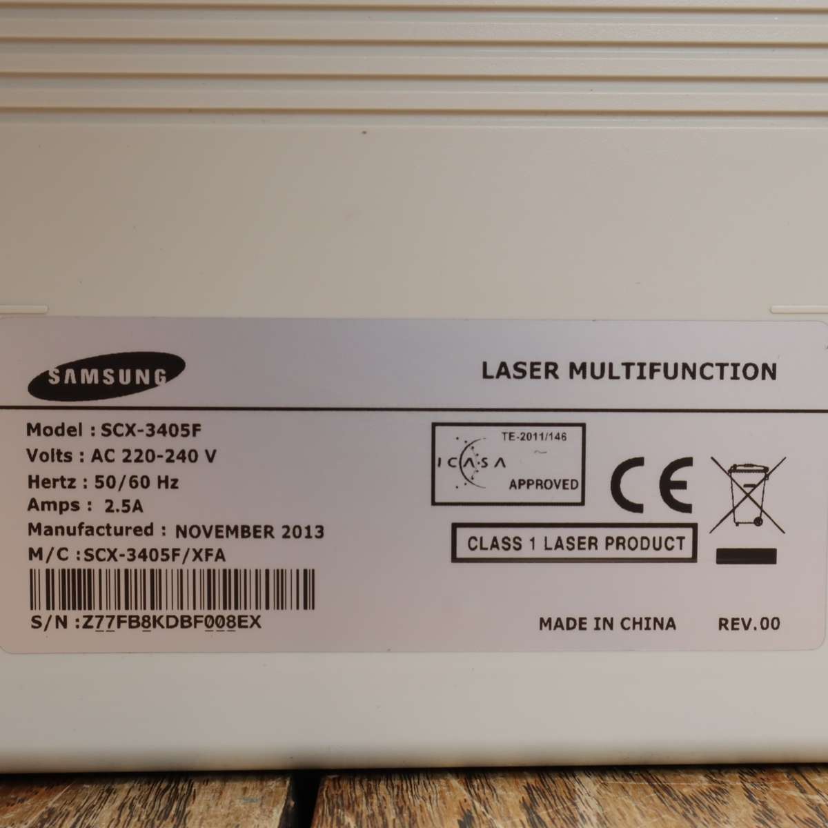 Samsung SCX-3405F All-In-One Mono Laser Printer