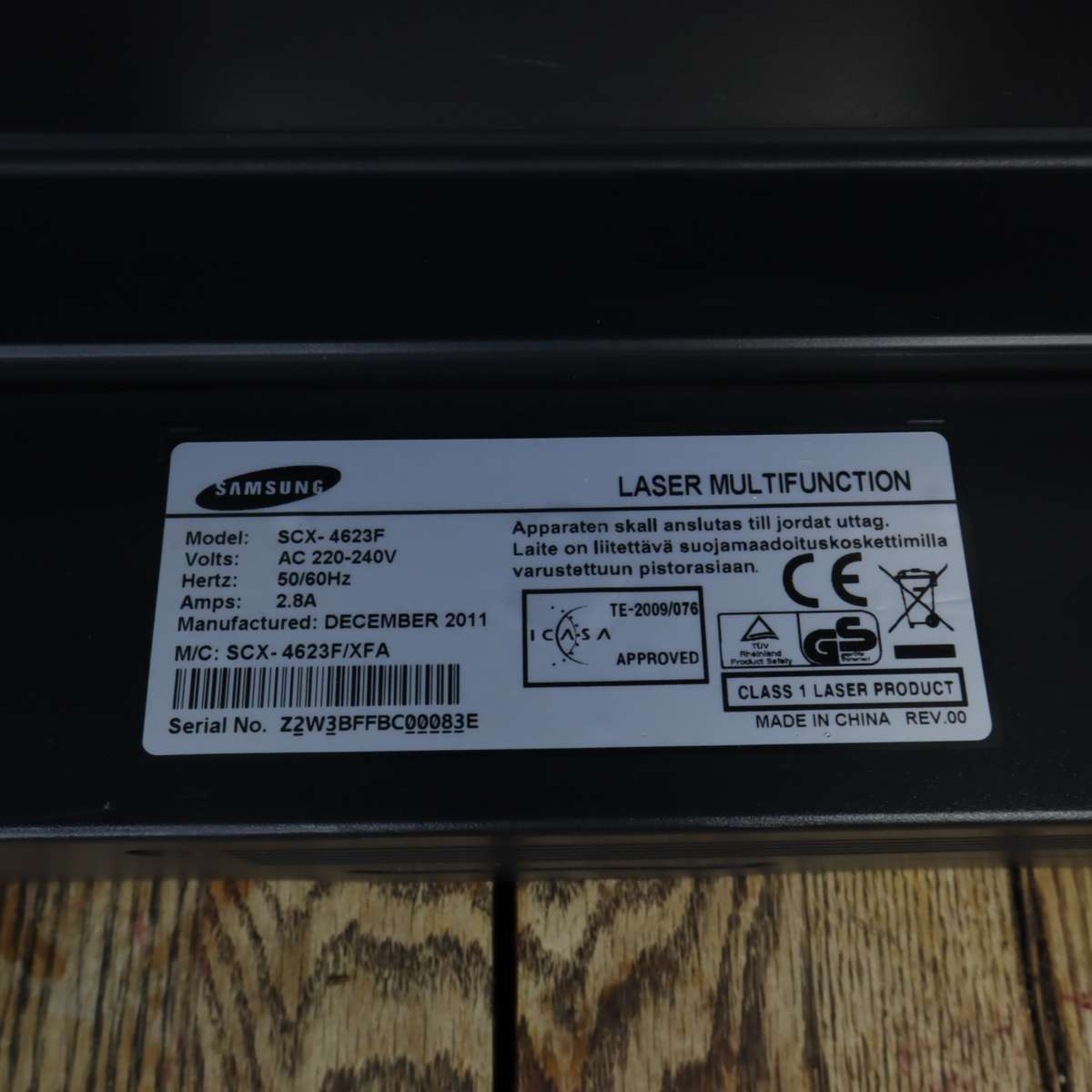 Samsung SCX-4623F A4 Monochrome All-In-One Laser Printer - Pre-Owned