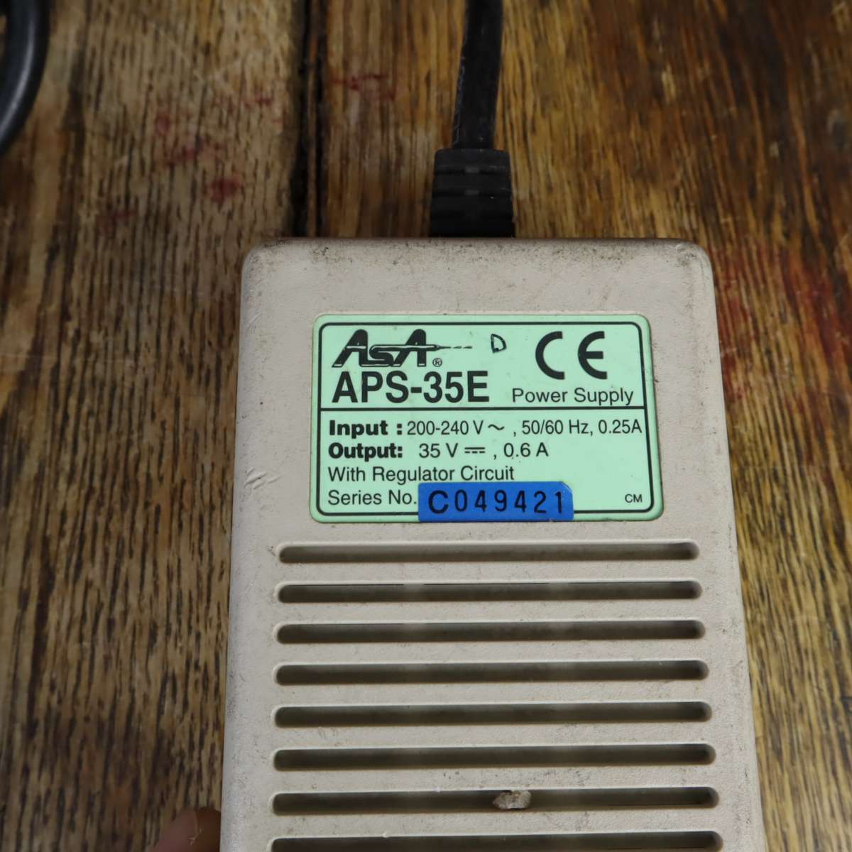 ASA 4500 LOW TORQUE ELECTRIC SCREWDRIVER WITH APS-35A POWER SUPPLY