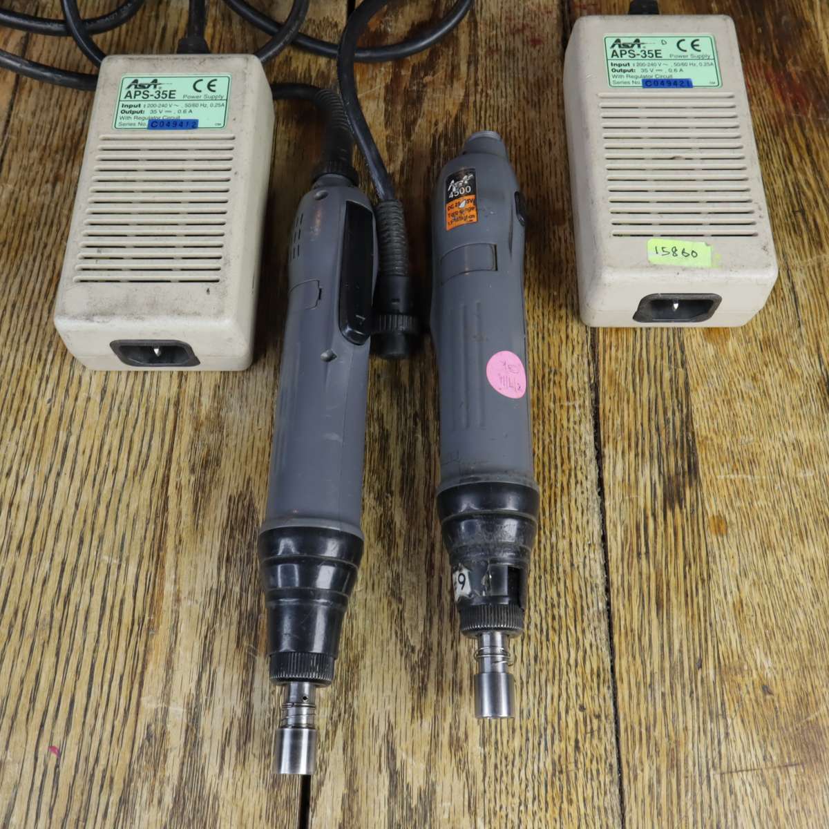 ASA 4500 LOW TORQUE ELECTRIC SCREWDRIVER WITH APS-35A POWER SUPPLY