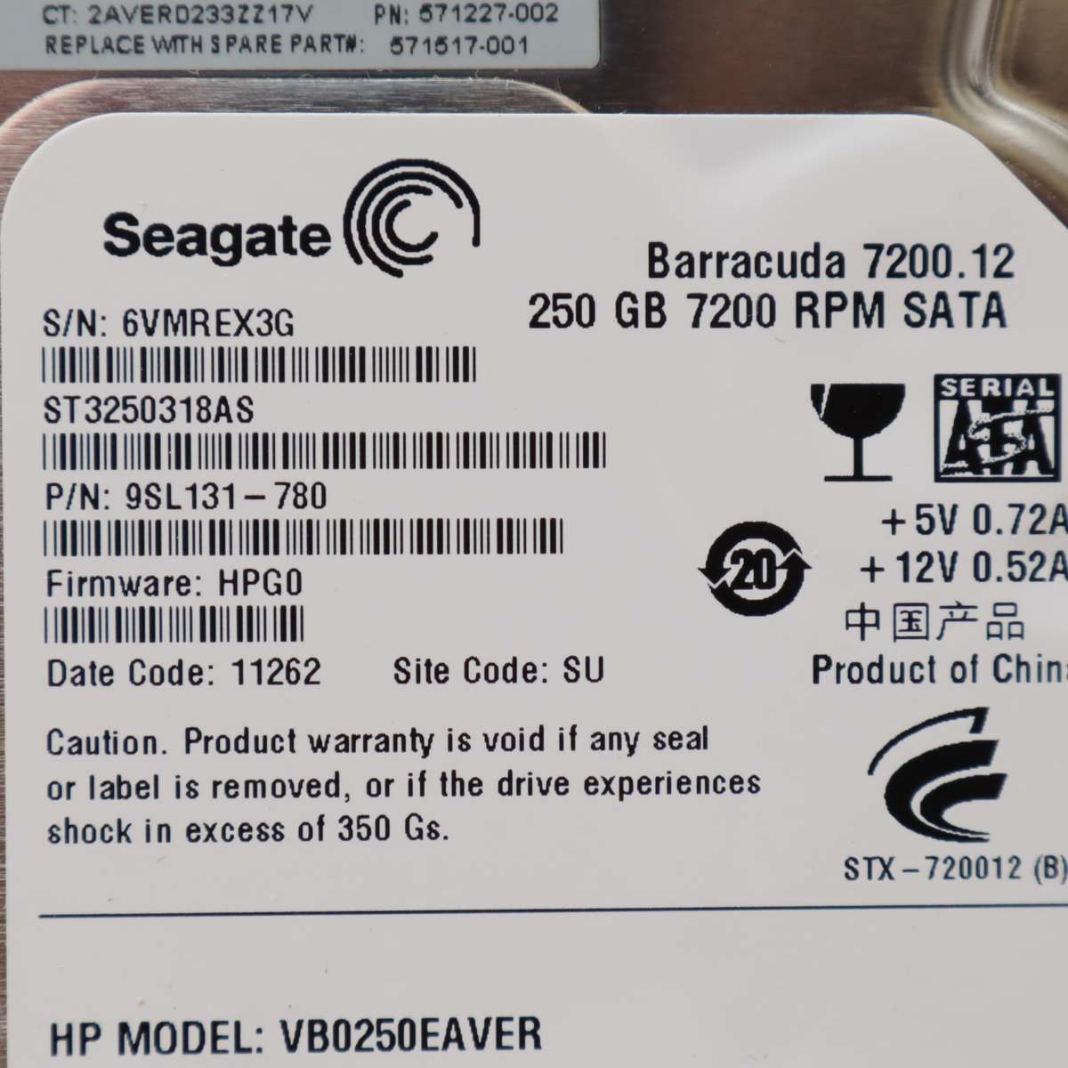 Seagate 1TB Desktop 3.5" Hard Drives ST31000524AS SATA 6Gb/s 7200RPM