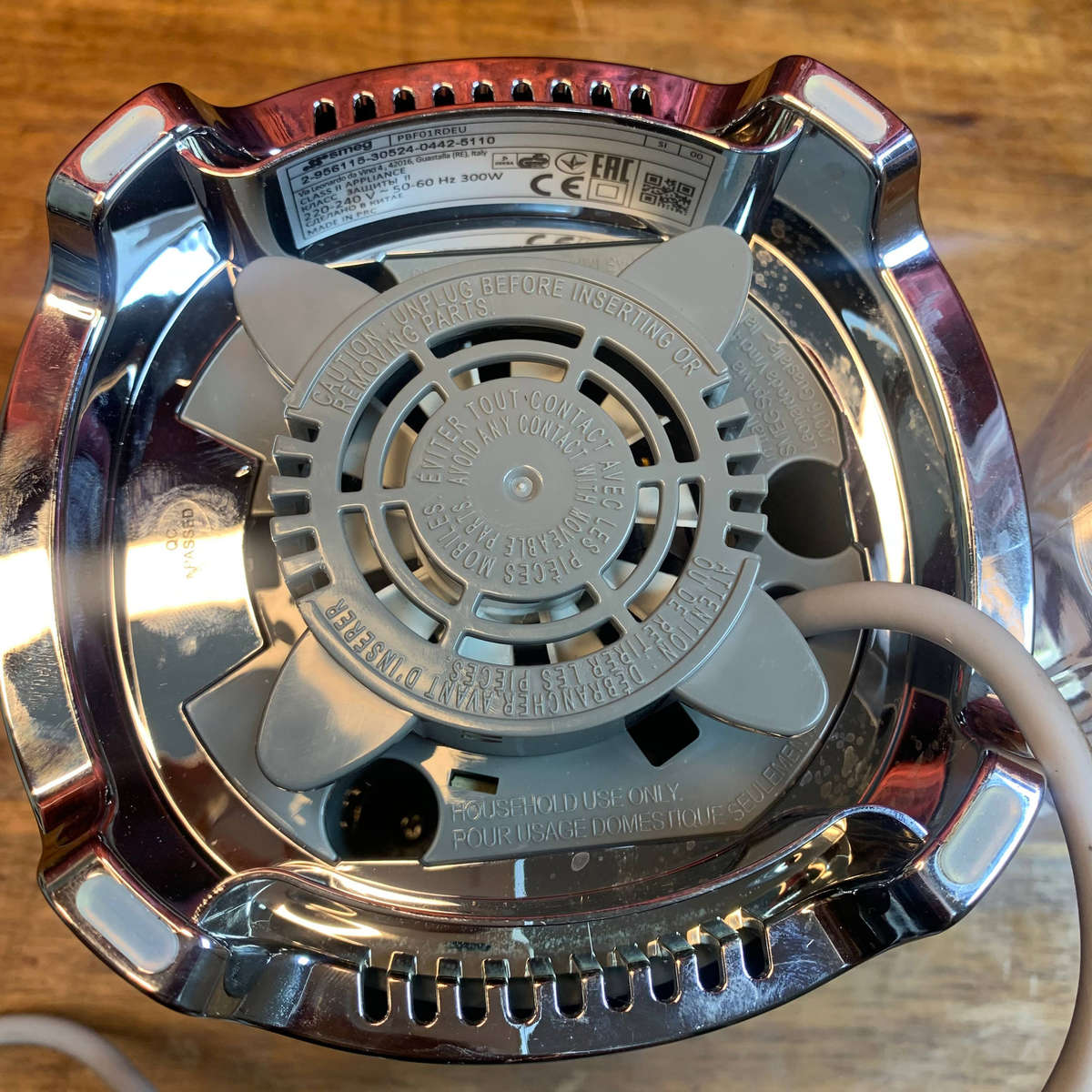 Smeg Red Personal Blender - PBF01RDEU