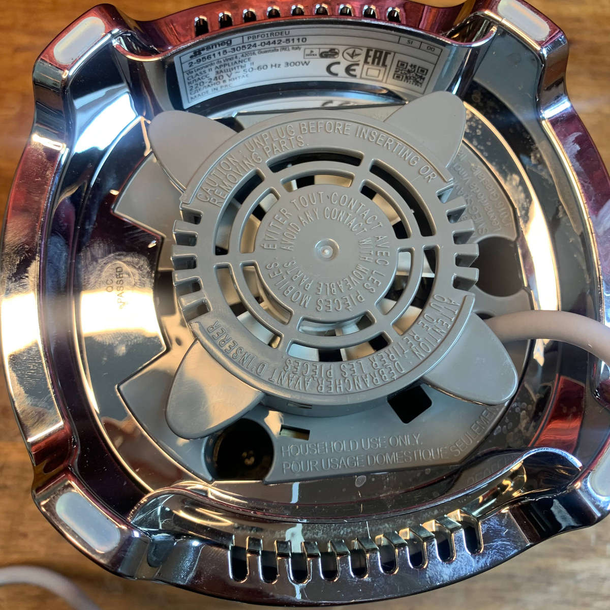 Smeg Red Personal Blender - PBF01RDEU