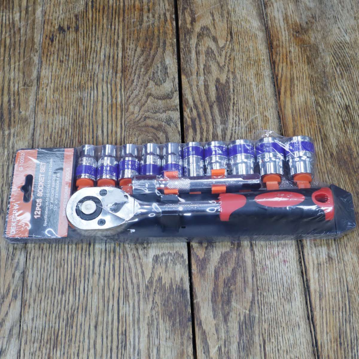 Dekecr-v 12PCS Socket Ratchet Set 1/2" - G-10052