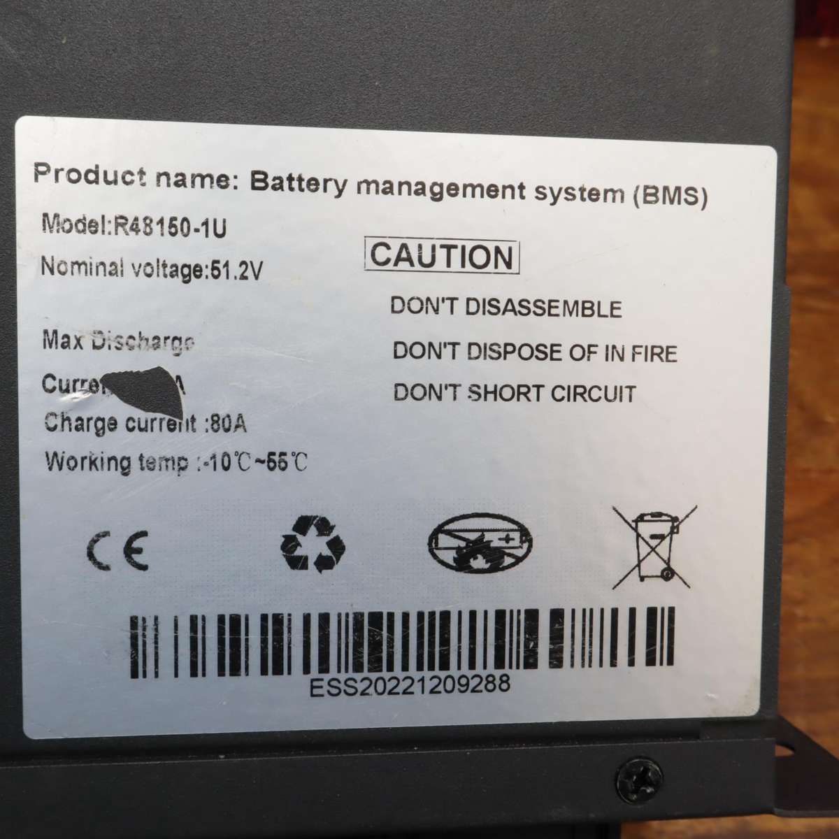 2Pcs - Solar Battery Smart BMS - Battery Management Systems