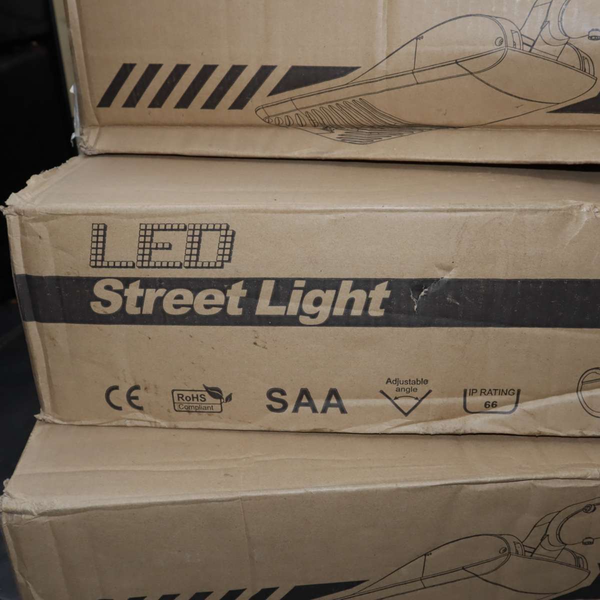 3PCS - 70W LED Street lights NST09-70 - 4000K CRI 70