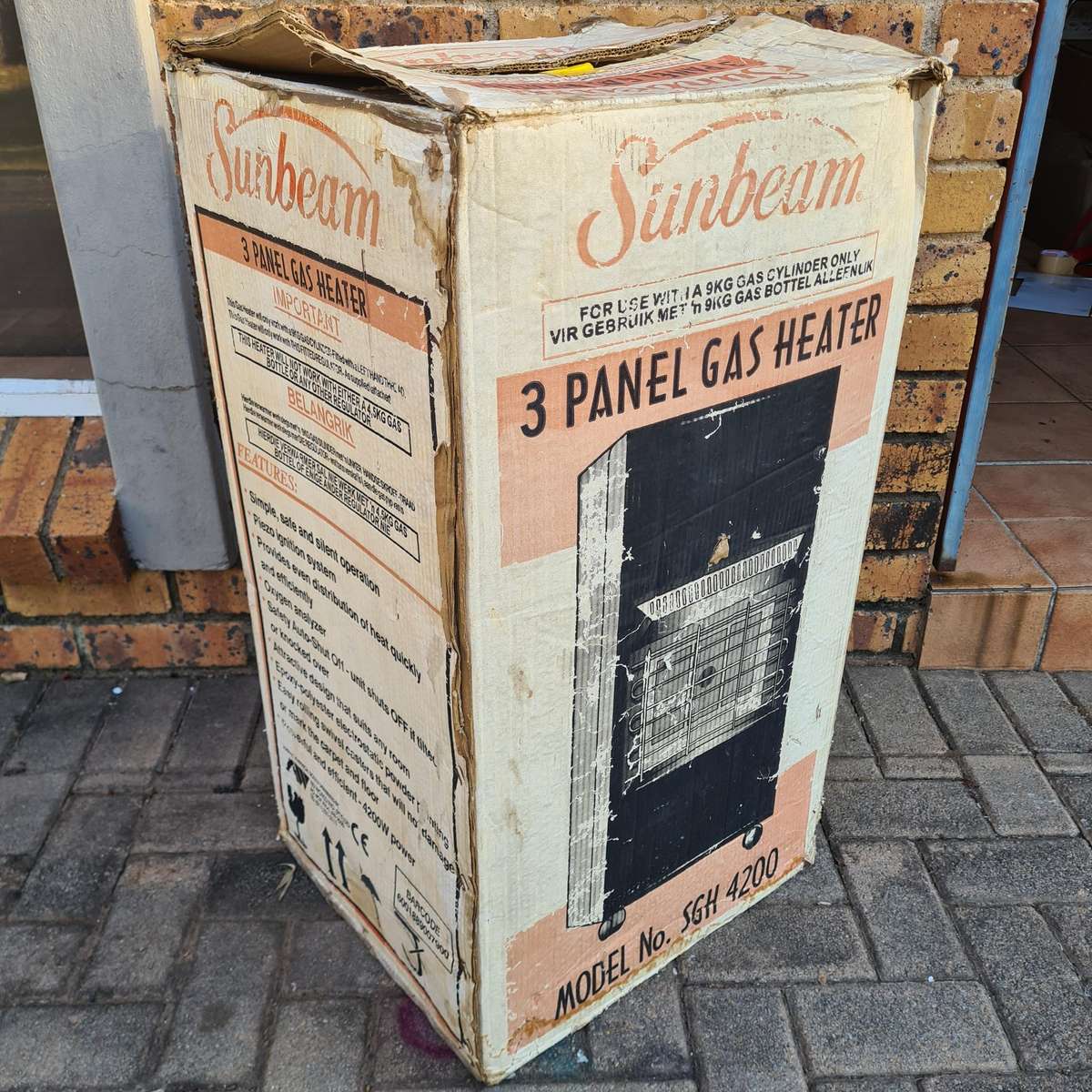 Sunbeam SGH 4200 3-Panel Gas Heater