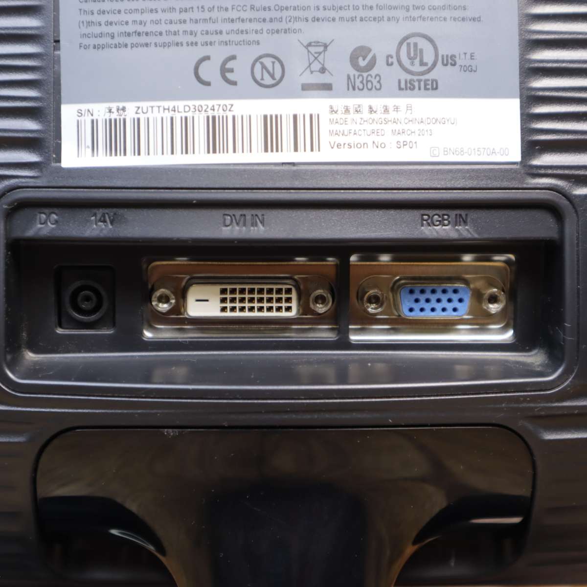 Samsung S20B300B 19.5" LED Monitor 1600 x 900 - Pre-Owned