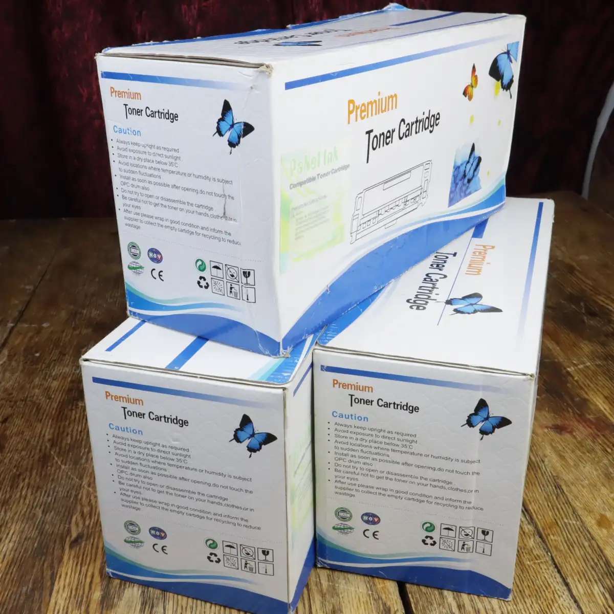 3 Pack - Generic TN750 Toner for HL-5440D/5445D/5450DN/6180DW/ MFC8520DN/8515DN/8510DN/8910DW