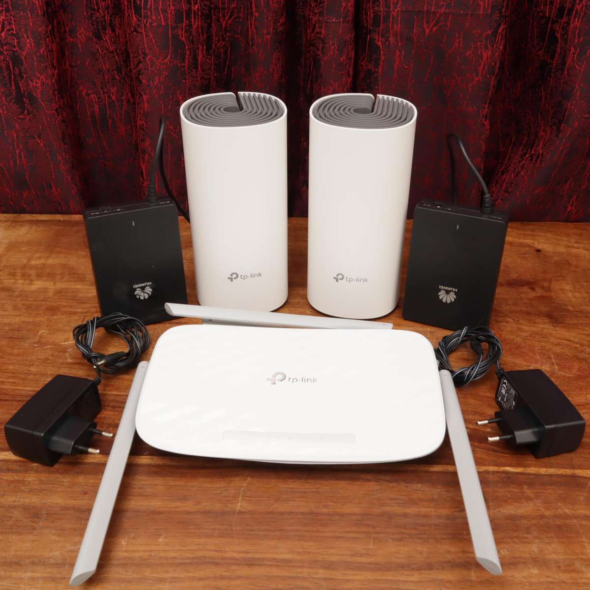 TP-Link Deco E4R and TP-Link Archer C5 Router and Huawei Router Backup Batteries - Set