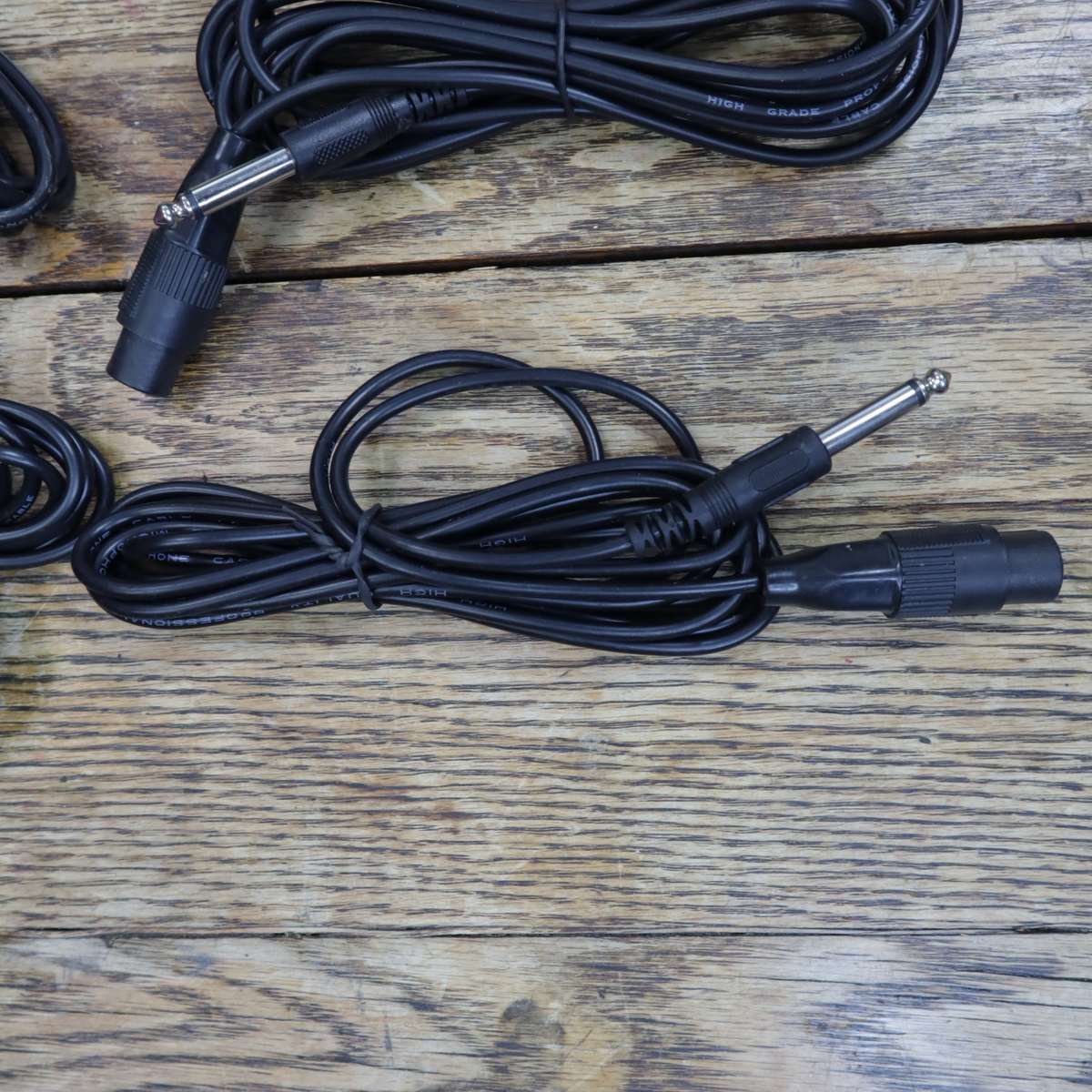 TS Mono 6.3mm Male Jack to XLR Female Audio Cable - 30 Pcs